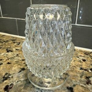 Clear diamond point fairy lamp